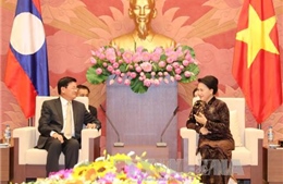 Chủ tịch Quốc hội tiếp Thủ tướng Lào Thongloun Sisoulith 