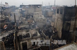 Cháy khu nhà ổ chuột ở Philippines, hàng nghìn người vô gia cư
