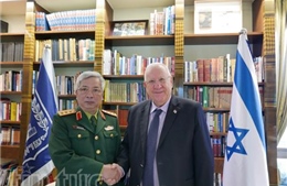 Tổng thống Israel tiếp Thứ trưởng Bộ Quốc phòng Nguyễn Chí Vịnh 