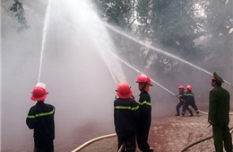 Kịp thời dập tắt đám cháy tại Bệnh viện đa khoa huyện Cầu Kè