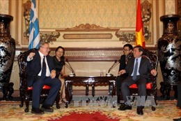 Lãnh đạo TP Hồ Chí Minh tiếp Bộ trưởng Ngoại giao và Hợp tác Cộng hòa Hy Lạp