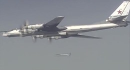 Máy bay ném bom Nga tấn công gần thành trì IS ở Syria