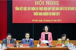 Nghiên cứu xây dựng Luật Thực hiện dân chủ ở cơ sở 