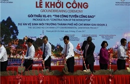TP Hồ Chí Minh khởi công tuyến cống bao thu gom nước thải 