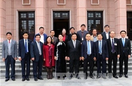 Chủ tịch Quốc hội thăm Học viện Chính trị Quốc gia Hồ Chí Minh 