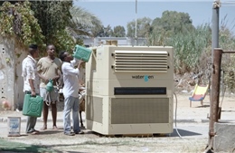 Cách mạng trong công nghệ Israel: Máy tạo nước từ không khí