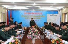 Đại tướng Ngô Xuân Lịch làm việc với Quân khu 4 