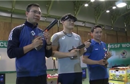 Hoàng Xuân Vinh giành Huy chương bạc World Cup bắn súng 2017