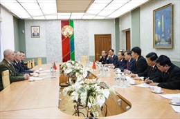 Bộ trưởng Bộ Công an Tô Lâm thăm và làm việc tại Belarus