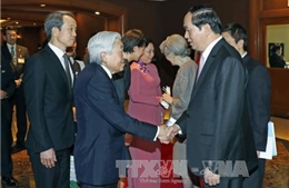Chủ tịch nước chia tay Nhà vua Nhật Bản rời Hà Nội đi thăm cố đô Huế 