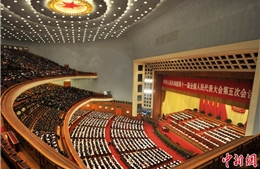 Trung Quốc khai mạc kỳ họp thứ 5 Quốc hội khóa 12
