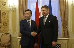 Bộ trưởng Công an Tô Lâm thăm và làm việc tại Slovakia