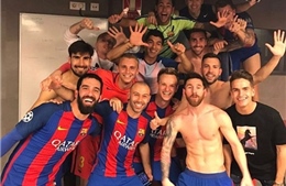 Vừa vào tứ kết, chiến thắng của Barcelona đã vô địch trên Twitter