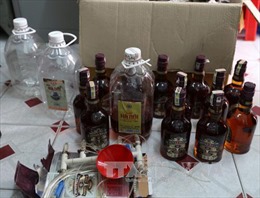 Hà Nội tạm giữ 3.800 lít rượu chưa rõ nguồn gốc