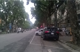 Hà Nội ngừng cho đỗ xe chéo trên đường Trần Hưng Đạo, Hai Bà Trưng 