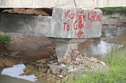 Bình Thuận: Không xử lý hình sự vụ sập cầu máng Sông Dinh 3