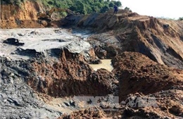 Kiểm tra sự cố vỡ đập bùn thải quặng thiếc tại Nghệ An khiến cá chết hàng loạt