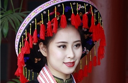 Ngắm nhìn vẻ đẹp trong sáng của Người đẹp Hoa Ban Trần Thị Phương Anh