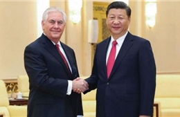 Chủ tịch Trung Quốc tiếp Ngoại trưởng Mỹ 