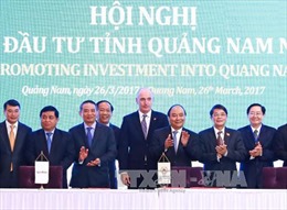 Thủ tướng dự Hội nghị xúc tiến đầu tư tỉnh Quảng Nam năm 2017