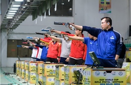 Hoàng Xuân Vinh lần đầu tiên trở lại với giải trong nước, dự Cúp Bắn súng Quốc gia 2017