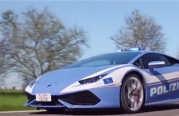 Cảnh sát Italy được trang bị siêu xe Lamborghini để săn đuổi tội phạm