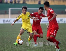Bình Dương có 3 điểm trên sân nhà, Hà Nội FC vẫn đầu bảng xếp hạng