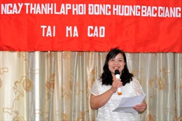 Ra mắt hội đồng hương Bắc Giang tại Macau 