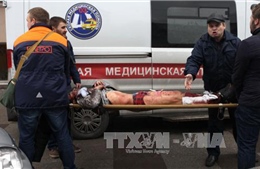 Hình ảnh vụ nổ tàu điện ngầm kinh hoàng nghi là tấn công khủng bố ở Nga