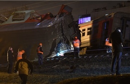 Tàu hỏa tông tàu điện ngầm ở Nga, hàng chục người bị thương