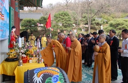 Đại lễ cầu siêu tại Hàn Quốc tưởng niệm các liệt sỹ Gạc Ma