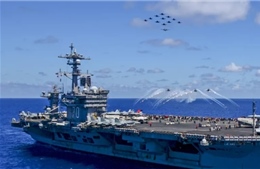 Tàu sân bay USS Carl Vinson áp sát, Mỹ và Triều Tiên tiến gần hơn đến xung đột