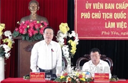 Phó Chủ tịch Quốc hội Phùng Quốc Hiển làm việc tại tỉnh Phú Yên