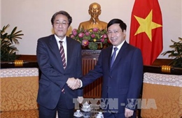 Phó Thủ tướng, Bộ trưởng Ngoại giao Phạm Bình Minh tiếp Đại sứ Nhật Bản