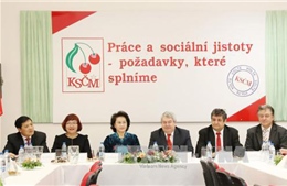 Chủ tịch Quốc hội gặp Chủ tịch Đảng Cộng sản Séc-Morava