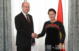 Chủ tịch Quốc hội Nguyễn Thị Kim Ngân hội kiến Thủ tướng Cộng hòa Séc
