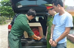 Bắt đối tượng buôn lậu pháo liên tỉnh tại Hà Tĩnh