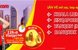 Bí quyết săn vé máy bay 0 đồng dễ như bỡn