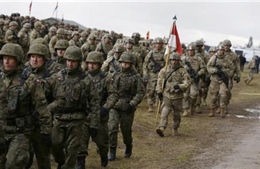 NATO triển khai nhóm binh sĩ Mỹ đầu tiên tới Ba Lan 