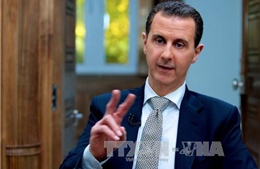 Tổng thống Assad cáo buộc Mỹ tiếp tục muốn lật đổ chính quyền Syria