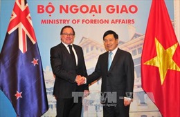 Phó Thủ tướng, Bộ trưởng Ngoại giao Phạm Bình Minh hội đàm với Bộ trưởng Ngoại giao New Zealand