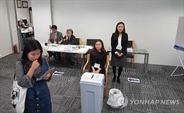 Bầu cử Tổng thống Hàn Quốc: Bắt đầu bỏ phiếu ở nước ngoài 