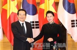 Chủ tịch Quốc hội Nguyễn Thị Kim Ngân hội đàm với Chủ tịch Quốc hội Hàn Quốc