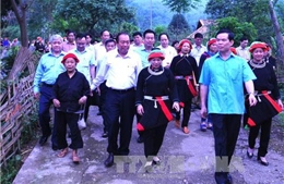 Phó Thủ tướng Trương Hòa Bình làm việc tại tỉnh Hà Giang về công tác dân tộc 
