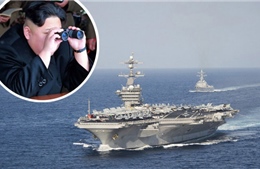 Tàu sân bay USS Carl Vinson đã vào vị trí có thể vươn tầm bắn tới Triều Tiên
