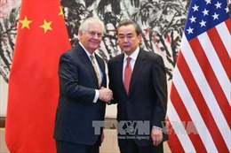 Ngoại trưởng Mỹ, Trung trao đổi về vấn đề hạt nhân Triều Tiên