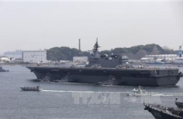 Nhật Bản điều thêm tàu chiến hộ tống tàu hải quân Mỹ