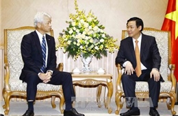 Phó Thủ tướng Vương Đình Huệ tiếp Chủ tịch Ngân hàng Somitomo Mitsui khu vực châu Á- Thái Bình Dương