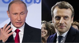 Tổng thống Nga sẵn sàng hợp tác với ông Macron