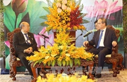 Bí thư Thành ủy TP Hồ Chí Minh Nguyễn Thiện Nhân tiếp Chủ tịch Thượng viện Myanmar 